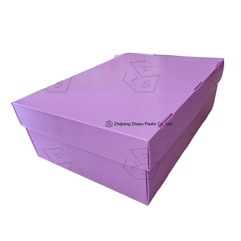 Antistatisk PP korrugerad plast Top Bottom Cover Box