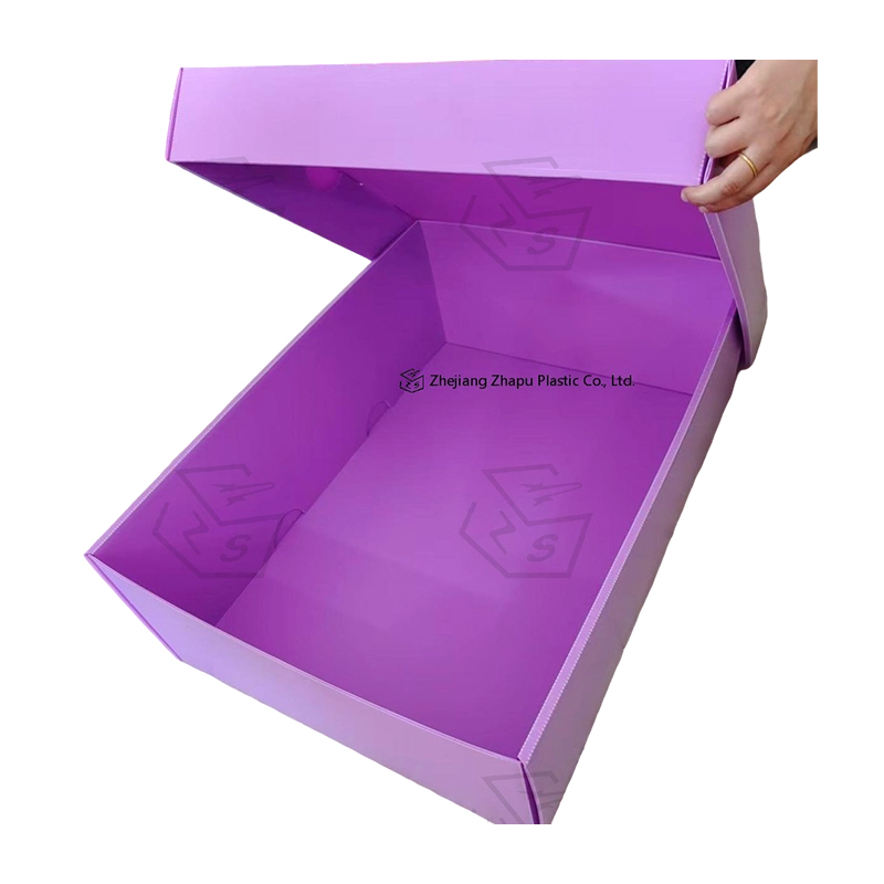 Antistatisk PP korrugerad plast Top Bottom Cover Box