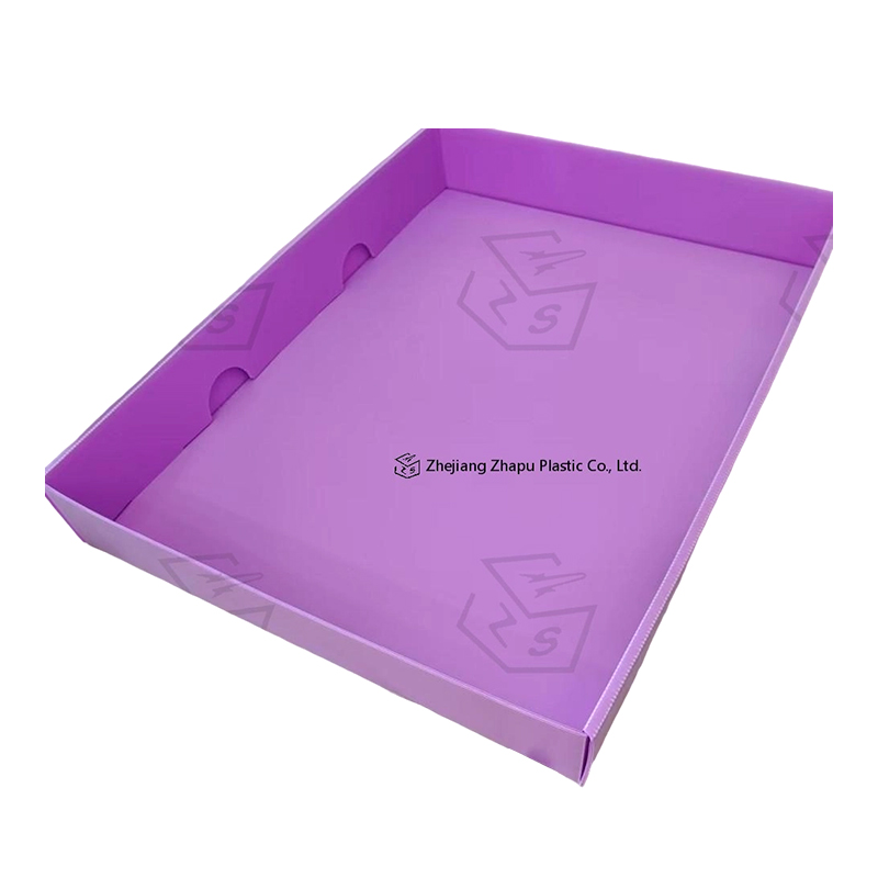 Antistatisk PP korrugerad plast Top Bottom Cover Box