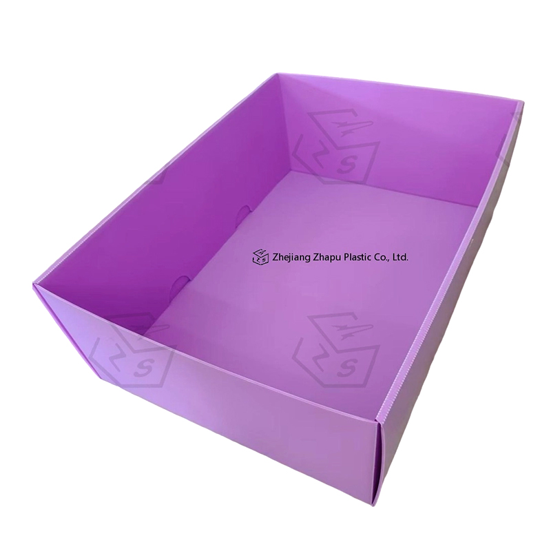 Antistatisk PP korrugerad plast Top Bottom Cover Box