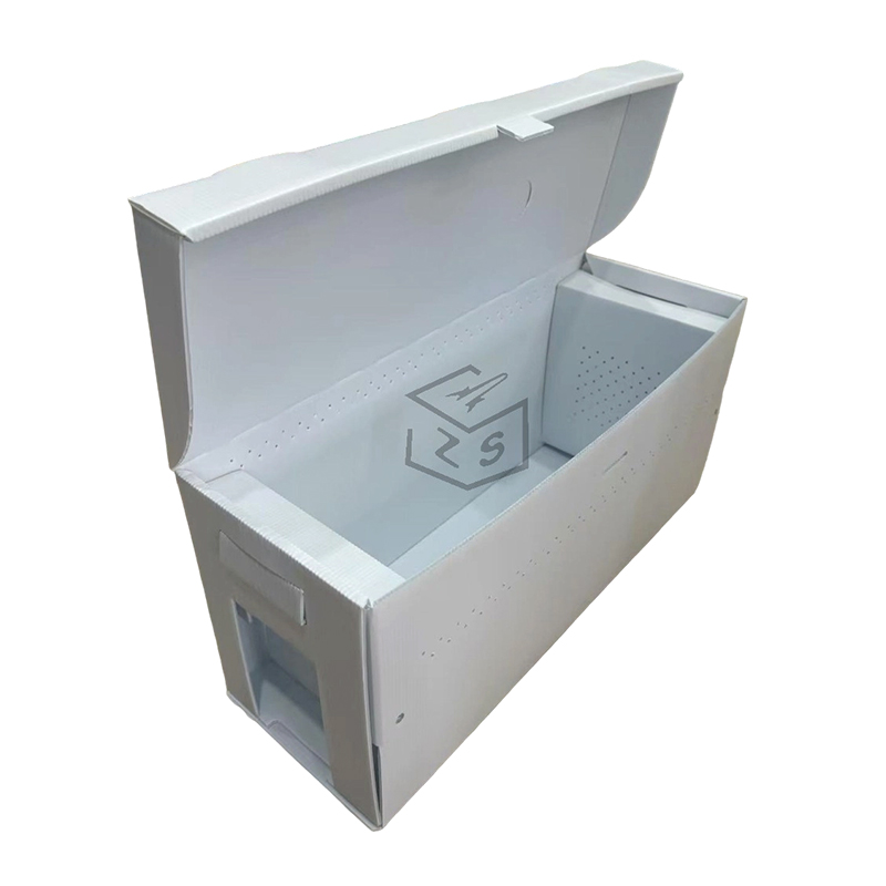 Andningsbar perforerad korrugerad plast Nuc Box